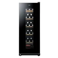 Haier Wine cooler, Bottles capacity 59, Black