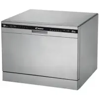 Candy Dishwasher CDCP 6/E-S Table, Width 55 cm, Number of place settings 6, Number of programs 6, A+, Silver