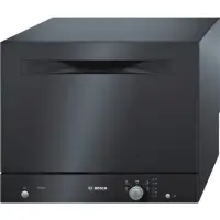 Bosch Dishwasher SKS51E26EU Table, Width 55 cm, Number of place settings 6, Number of programs 5, A+, AquaStop function, Black