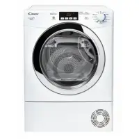 Candy Dryer GVH D913A2-S Condensed, Heat pump, 9 kg, Energy efficiency class A++, Number of programs 8 + 4, White, Depth 61 cm, LED