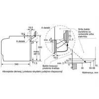 Bosch Serie 8 HRG675BS1S ahi 71 l 3650 W A+ Must, Roostevaba teras – pilt 6