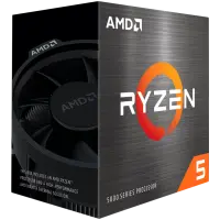 AMD CPU Desktop Ryzen 5 6C/12T 5600 (3.6/4.2GHz Boost,36MB,65W,AM4) Box