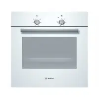Bosch Oven HBN301W2S Multifunctional, 66 L, White, A, Mechanical, Height 59.5 cm, Width 59.5 cm