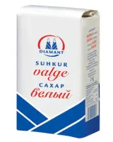 Suhkur DIAMANT valge, 1 kg (kogus 2 tükki)
