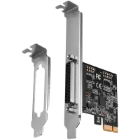 Axagon PCI-Express card with one parallel port. Low profile.