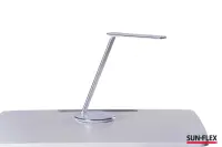Laualamp SUN-FLEX®QLITE ™ integreeritud juhtmevaba telefonilaadijaga, valge