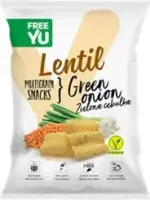 Vegan läätsekrõpsud Free Yu, sibulaga 70g