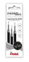 Geelpliiatsi täitesisu PENTEL Energel F, 3 tk, must