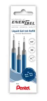 Geelpliiatsi täitesisu PENTEL Energel F, 3 tk, sinine