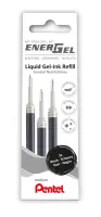 Geelpliiatsi täitesisu PENTEL Energel M, 3 tk, must