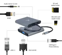 I/O ADAPTER USB-C TO HDMI/USB3/6IN1 A-CM-COMBO6-01 GEMBIRD – pilt 2