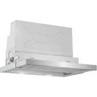 Bosch Hood DFS067E51 Telescopic, Energy efficiency class A, Width 60 cm, 710 m³/h, Touch control, LED, Stainless steel