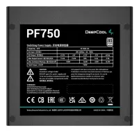 Deepcool | PF750 | 750 W | 80 PLUS Standard Certified | Black