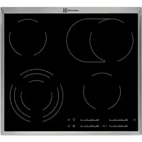 Electrolux EHF46547XK Vitroceramic, Number of burners/cooking zones 4, Black, Timer
