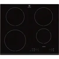 Electrolux EHH6340FSK Induction, Number of burners/cooking zones 4, Black,