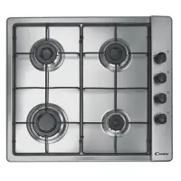 Candy CLG 64 SPX Gas, Number of burners/cooking zones 4, Stainless steel,