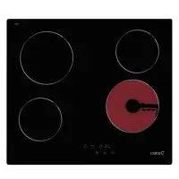 CATA Hob TN 604/A Vitroceramic, Number of burners/cooking zones 4, Black, Display,