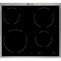 Electrolux EHF16240XK Vitroceramic, Number of burners/cooking zones 4, Black
