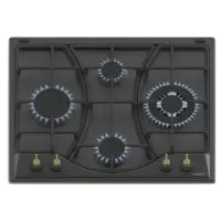 CATA Built-In Gas On Glass Hob RDI 631 BK Gas, Number of burners/cooking zones 4, Black,