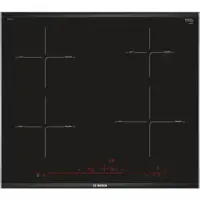 Bosch Hob PIE675DC1E Induction, Number of burners/cooking zones 4, Black, Display, Timer