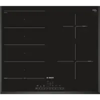 Bosch | hob | PXE651FC1E | Induction | Number of burners/cooking zones 4 | DirectSelect | Timer | Black | Display