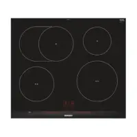 SIEMENS Hob EH675LFC1E Induction, Number of burners/cooking zones 4, Black, Display, Timer