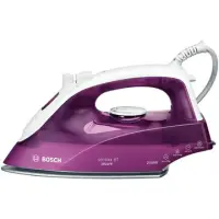 Iron Bosch sensixx B1 TDA2630 Purple/White, 2100 W, With cord, Continuous steam 25 g/min, Steam boost performance 90 g/min, Auto power off, Anti-drip function, Anti-scale system, Vertical steam function, Water tank capacity 290 ml