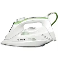 Iron Bosch TDA702421E White/Green, 2400 W, With cord, Continuous steam 45 g/min, Steam boost performance 200 g/min, Anti-drip function, Anti-scale system, Vertical steam function, Water tank capacity 380 ml – pilt 5
