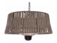 SUNRED | Heater | ARTIX M-HO BROWN, Corda Bright Hanging | Infrared | 1800 W | Brown | IP24 – pilt 2