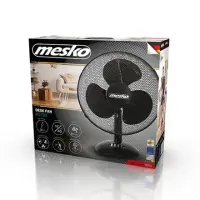 Mesko | Fan | MS 7310 | Table Fan | Black | Diameter 40 cm | Number of speeds 3 | Oscillation | 45 W | No
