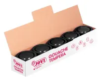 Guaššvärv JOVI Scholar, 5tk, must, 35ml