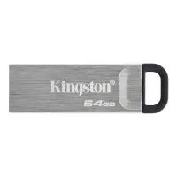 Kingston Mälupulk Kyson 64 GB, USB 3.2 Gen 1, Must, Hall