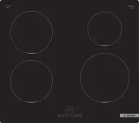 Bosch | Hob | PUE611BB5E | Induction | Number of burners/cooking zones 4 | Touch | Timer | Black