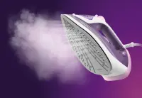 Philips | DST3010/30 3000 Series | Steam Iron | 2000 W | Water tank capacity 300 ml | Continuous steam 30 g/min | Purple/White