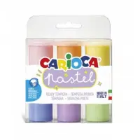 Guaššvärvid Carioca, 6tk, pastell – pilt 2