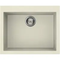 Elleci LGQ11062 Number of bowls 1, Granitek, White, Width 610 ", Depth 500 ", 220 "