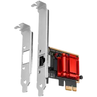 PCI-Express network card with 2.5 Gbit/s transmission rate and PXE support.