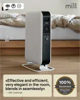 Mill | Heater | AB-H1500DN | Oil Filled Radiator | 1500 W | Number of power levels 3 | Suitable for rooms up to 16-24 m² | White – pilt 5