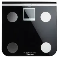 Tristar | Electronic | Maximum weight (capacity) 150 kg | Accuracy 100 g | Body Mass Index (BMI) measuring | Black