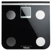 Tristar | Electronic | Maximum weight (capacity) 150 kg | Accuracy 100 g | Body Mass Index (BMI) measuring | Black – pilt 14