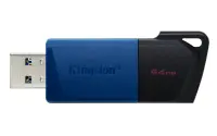 Kingston | USB 3.2 Flash Drive | DataTraveler Exodia M | 64 GB | USB Type-A | Black/Blue – pilt 3