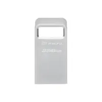 Kingston | USB 3.2 Flash Drive | DataTraveler micro | 256 GB | USB 3.2 | Silver