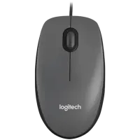 LOGITECH M100 Corded Mouse - BLACK - USB