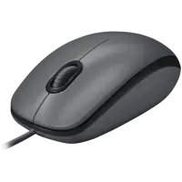 LOGITECH M100 Corded Mouse - BLACK - USB – pilt 3