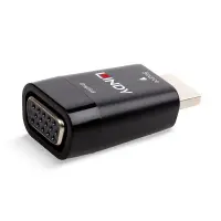 Lindy 38194 kaabli soomuutja HDMI Type A (Standard) VGA Must – pilt 4