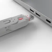 Lindy 40450 pordilukk Pordilukk + võti USB tüüp A Roosa Akrüülnitriil butadieen stüreen (ABS) 5 tk