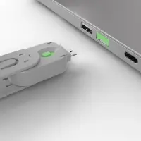 Lindy 40451 pordilukk Pordilukk + võti USB tüüp A Roheline Akrüülnitriil butadieen stüreen (ABS) 5 tk – pilt 8