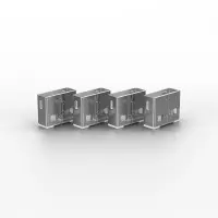 Lindy 40454 pordilukk Pordilukk + võti USB tüüp A Valge Akrüülnitriil butadieen stüreen (ABS) 5 tk – pilt 5