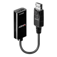 Lindy 41718 videokaabliadapter 0,15 m DisplayPort HDMI Must – pilt 4