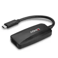 Lindy 43337 videokaabliadapter 0,13 m USB tüüp-C DisplayPort Must